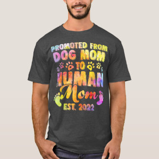 Lustigt befordrad från Mamma till Human Mamma Est  T Shirt