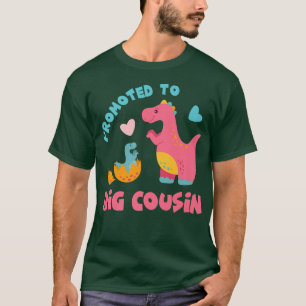 Lustigt befordrad till Big Cousin Cute Dinosaurs-f T Shirt