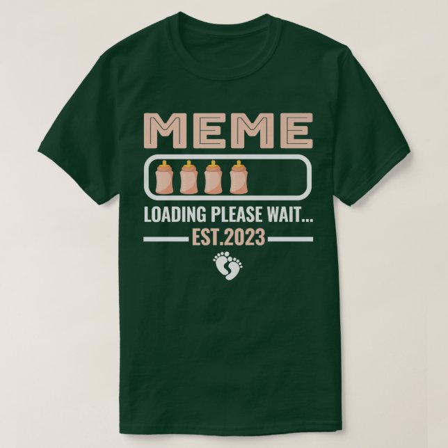 Lustigt befordrad till PM-laddning ny Grandma 2023 T Shirt (Design framsida)