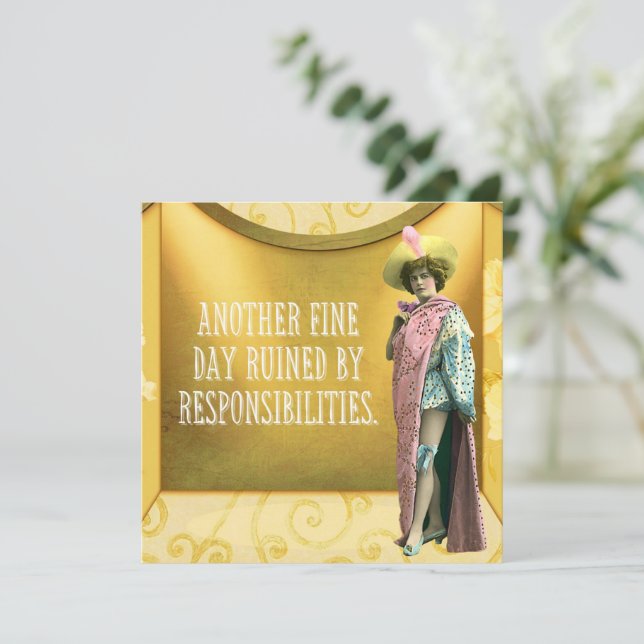 Lustigt belastat av ansvar (Stående Fram)