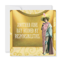 Lustigt belastat av ansvar