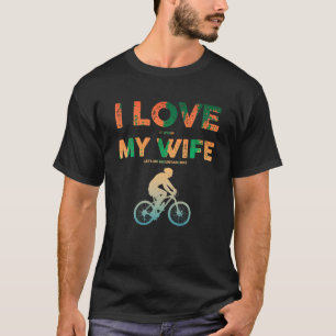 Lustigt berg Bike Art För manar Pappa MTB-berget B T Shirt