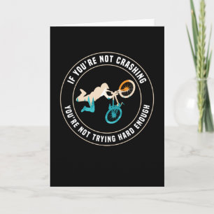 Lustigt bergsbiking MTB Gift för Biker Kort