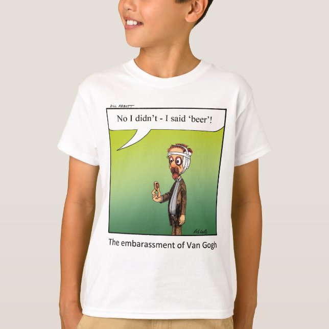 Lustigt Berömd Artist Tecknad Gift! Tee (Framsida)