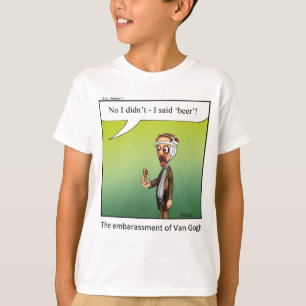 Lustigt Berömd Artist Tecknad Gift! Tee Shirt