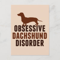 Lustigt besatt Dachshund