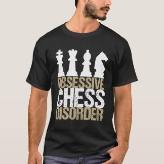 Lustigt besatt schackstörning t shirt