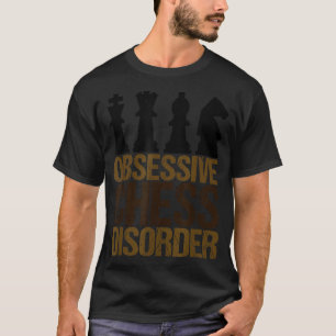 Lustigt besatt schackstörning t shirt