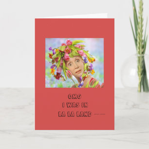 Lustigt besläktat födelsedagskort kort