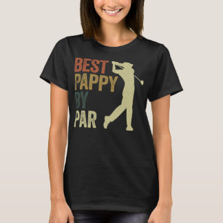 Lustigt Best Pappy by Par Apparel, Golf Pappa Far T Shirt