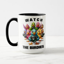 Lustigt bevaka Birdies Shutterbugs Mugg