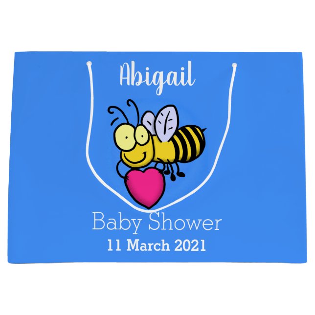 Lustigt bi med tecknad av hjärtat (Framsidan)