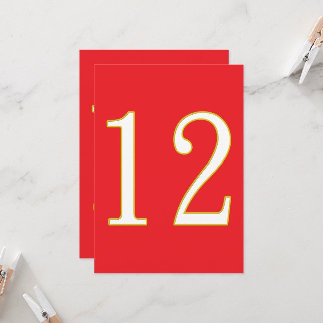 Lustigt bidrag till alla fläkt-spelare har nummer  inbjudningar (Fram/Back In Situ)