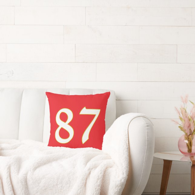 Lustigt bidrag till alla fläkt-spelare har nummer  kudde (Soffa)