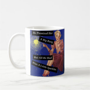 Lustigt Big Band Single Girl Vintage Stil Dating Kaffemugg