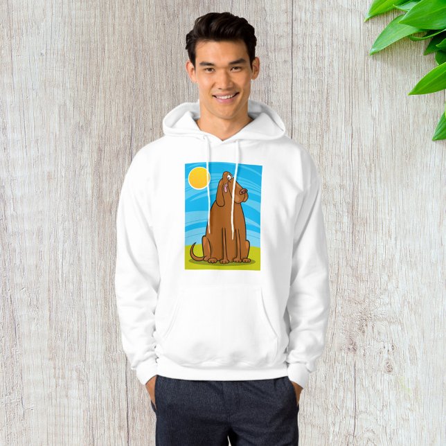 Lustigt Big Brown Sitta i Sol Hoodie (Skapare uppladdad)