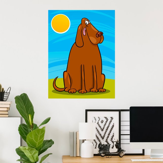 Lustigt Big Brown Sitta i Sol Poster (Skapare uppladdad)