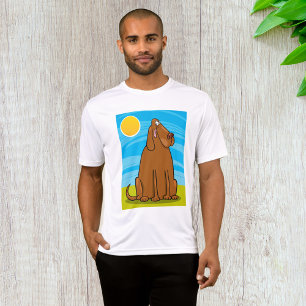 Lustigt Big Brown Sitta i Sol T Shirt