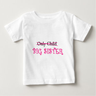 Lustigt Big Sister i Rosa T-shirt