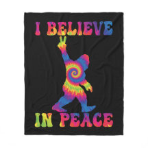 Lustigt Bigfoot, jag tror på fred