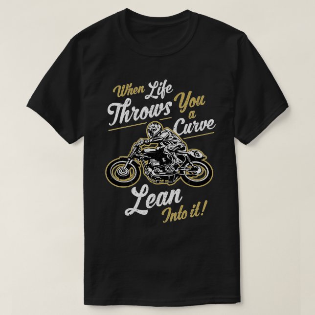 Lustigt Biker citerar Sarcastic Motorcycle Rider G T Shirt (Design framsida)