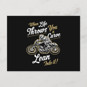 Lustigt Biker citerar Sarcastic Motorcycle Rider G Vykort