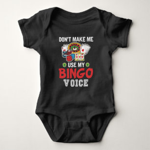 Lustigt Bingo Player Casino Spelare Bingo Voice T Shirt
