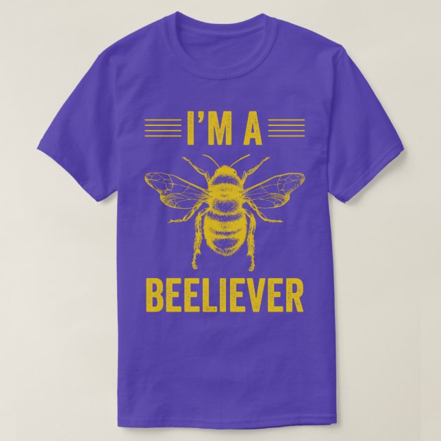 Lustigt biodlingsstöd för honungsbin Biodling 6 T Shirt (Design framsida)