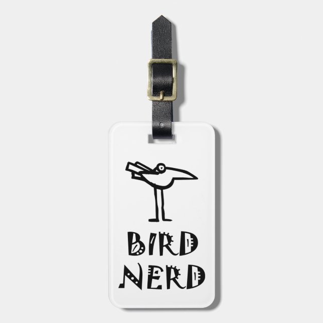 Lustigt Birder Bagagebricka (Vertikal Framsida)