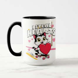 Lustigt "Bli min Valentine" för henne - Cute Gift Mugg