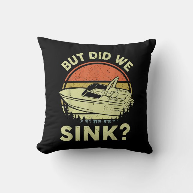 Lustigt Boat, men har vi svalt Manar Women Motor B Kudde (Framsida)