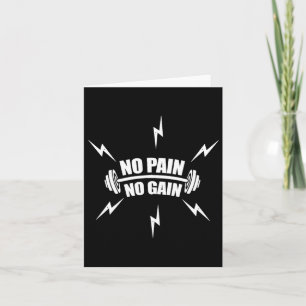Lustigt Bodybuilding no Pain No Gain Gain with Dum Kort