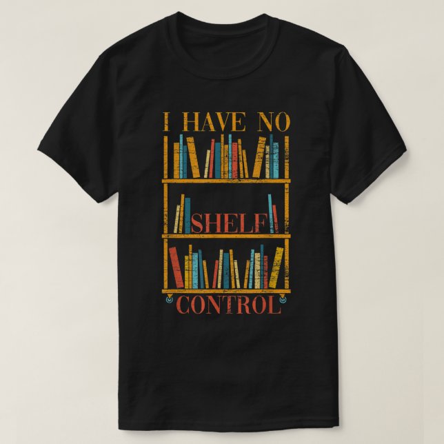 Lustigt Bok Nerd. Jag har ingen skyddskontroll av  T Shirt (Design framsida)