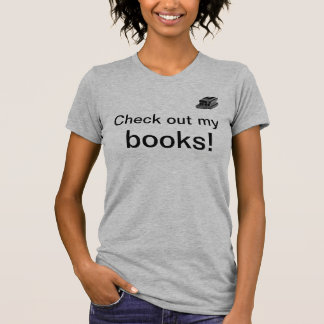 Lustigt bok-temat t-shirt för feta kvinnor