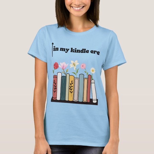 Lustigt Bok Tshirt, i min väntetid T Shirt (Framsida)