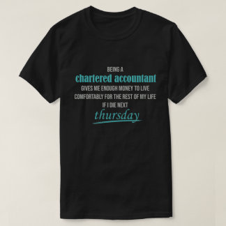 Lustigt bokföringsskjorta, räkenskapsförare till s t shirt