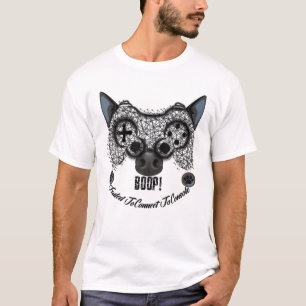 Lustigt boop Nose Game Boop Hund Consol T Shirt