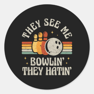 Lustigt Bowlin, de ser mig Bowlin... Runt Klistermärke