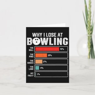 Lustigt Bowling Bowlareare Manar Women Kids Varför Kort