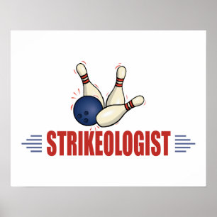 Lustigt Bowling Poster