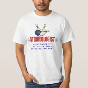 Lustigt Bowling T-shirt