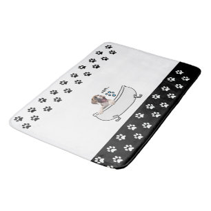 Lustigt Boxer Hund Bath Mat Badrumsmatta