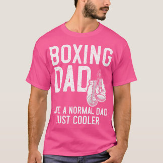 Lustigt Boxing Pappa och Fighter Fars dag Gift för T Shirt