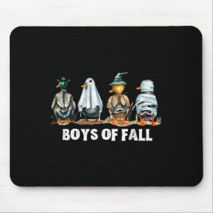 Lustigt boys av Fall Anka som jagar Halloween Cost Musmatta