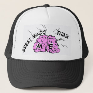 Lustigt Brain Cust. Truckerkeps