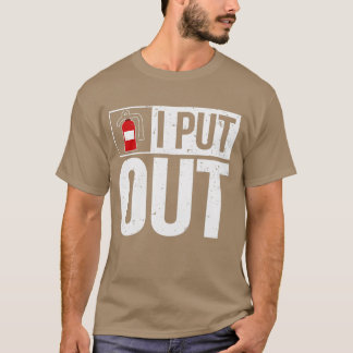 Lustigt brandsläckare jag släcker brandsläckare t shirt