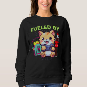 Lustigt bränsle av Gamer Cat Soda Pop och 80-talet T Shirt