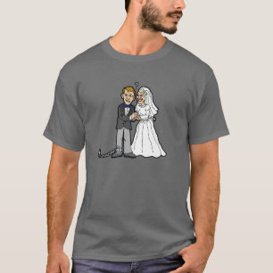 Lustigt Bride & Groom t-shirt