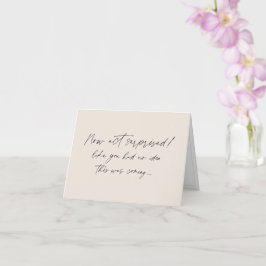 Lustigt Bridesmaid frieri, champagne elfenben enke Kort