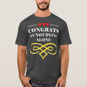 Lustigt Bröllop Sarkastic Giftermål Bride and Groo T Shirt